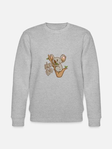 Koala I Like Bio - Stanley/Stella CHANGER Unisex Organic Sweatshirt - heather grey