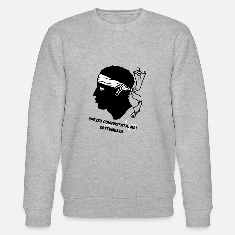 Corse (spessu cunquistata mai sottumessa) - Sweat bio CHANGER Stanley/Stella Unisexe - gris chiné