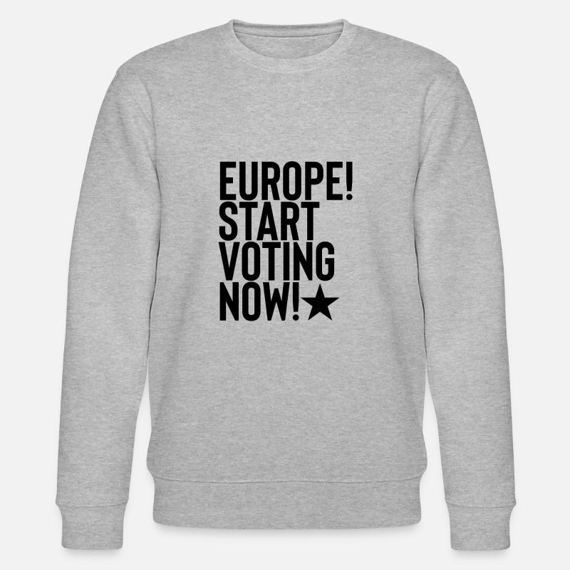 Eurovision - Stanley/Stella Unisex Bio-Sweatshirt CHANGER  - Grau meliert