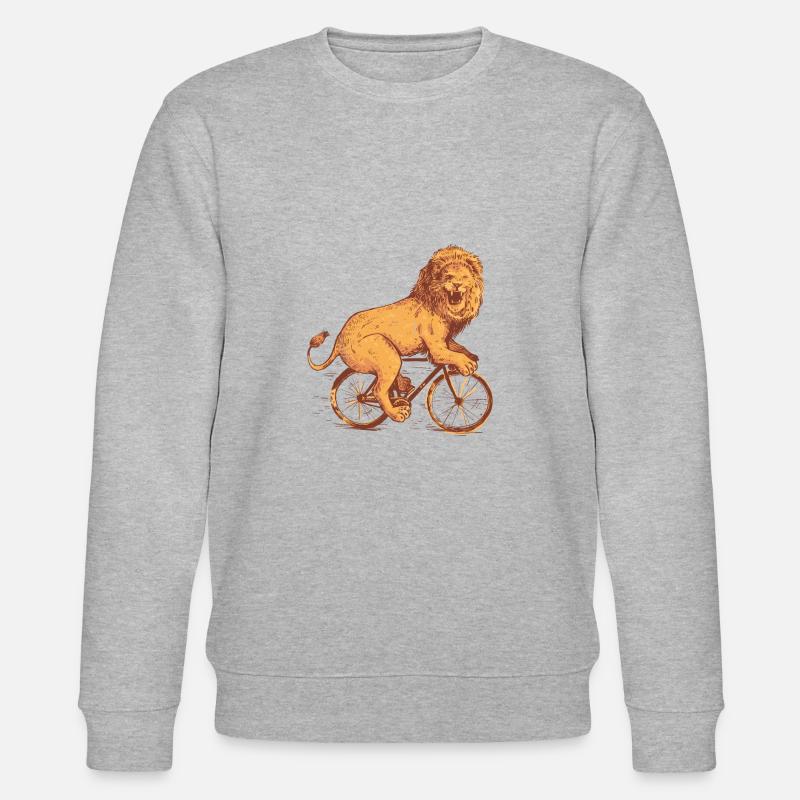 LION DE BICYCLETTE - Sweat bio CHANGER Stanley/Stella Unisexe - gris chiné