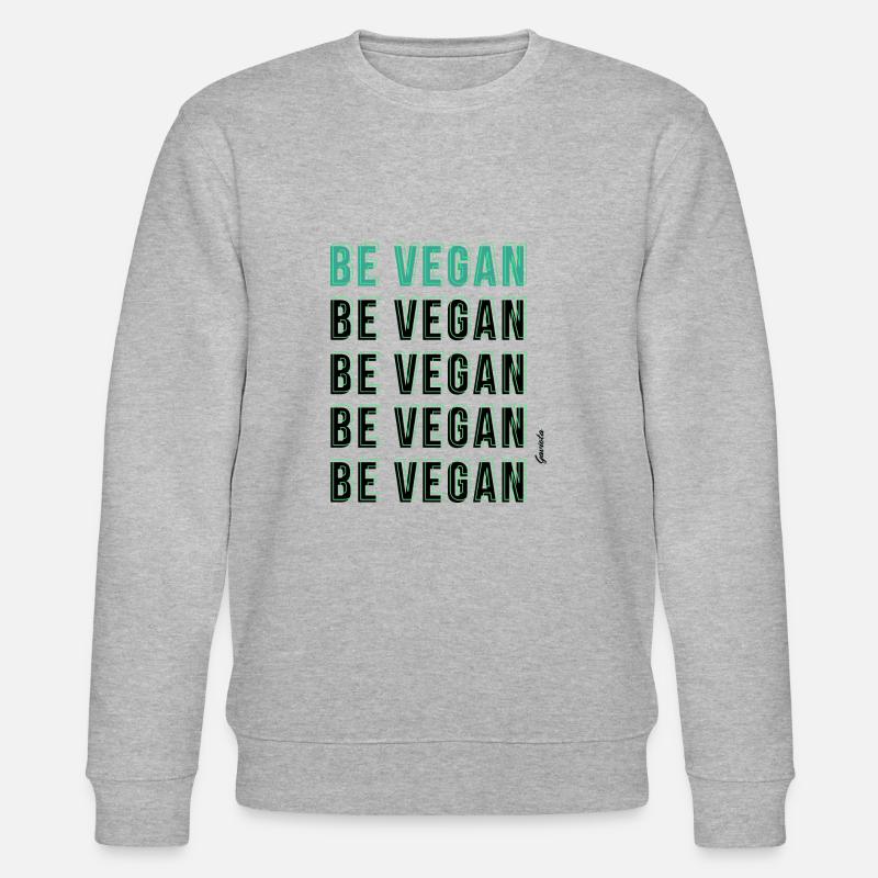 VEGAN SEIN - Stanley/Stella Unisex Bio-Sweatshirt CHANGER  - Grau meliert