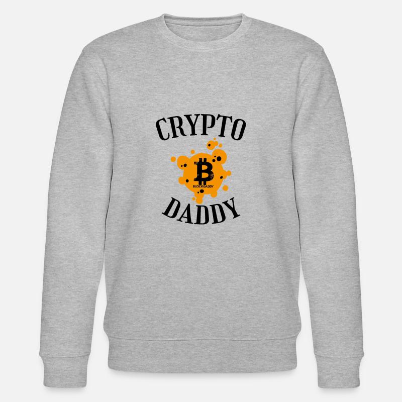 Crypto Daddy - Sweat bio CHANGER Stanley/Stella Unisexe - gris chiné