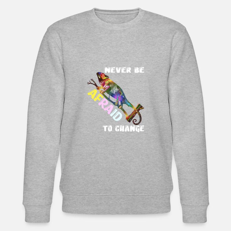 Caméléon Caméléon Propriétaire Reptile - Sweat bio CHANGER Stanley/Stella Unisexe - gris chiné
