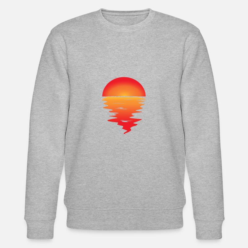 Coucher de soleil - Sweat bio CHANGER Stanley/Stella Unisexe - gris chiné