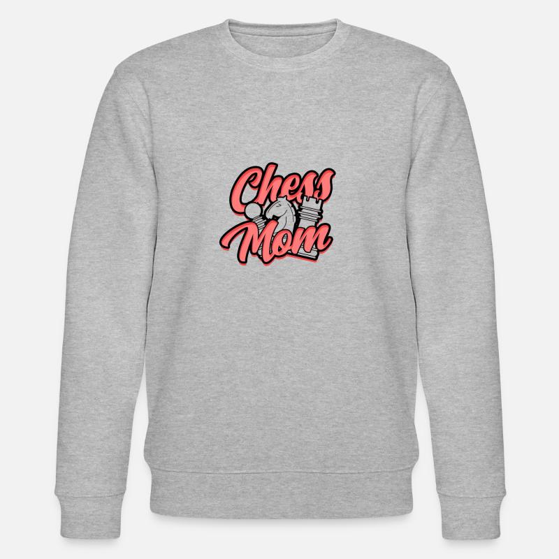 Schach Mutter – Mutter Schachkameraden - Stanley/Stella Unisex Bio-Sweatshirt CHANGER  - Grau meliert