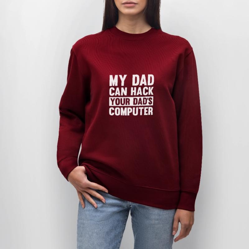 Hacker Hacking Code Computer papa Spruch Geschenk Stanley/Stella Unisex Bio-Sweatshirt CHANGER 