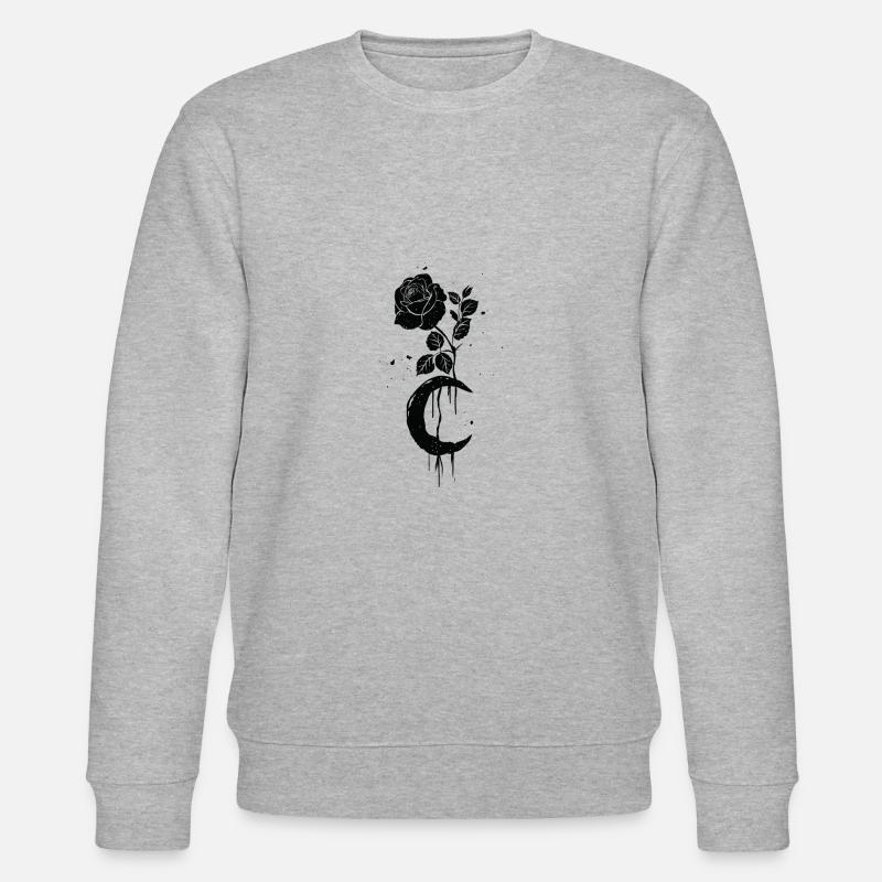 Blanc Noir Blanc Sorcière - Sweat bio CHANGER Stanley/Stella Unisexe - gris chiné