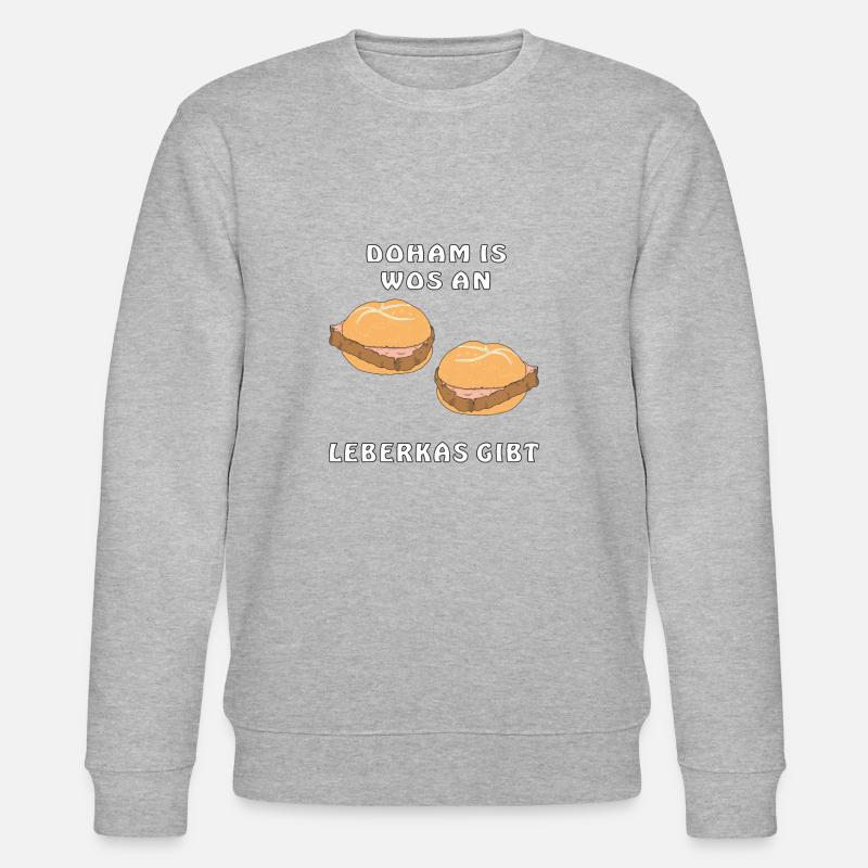 LEBERKAS SEMMEL - Stanley/Stella Unisex Bio-Sweatshirt CHANGER  - Grau meliert