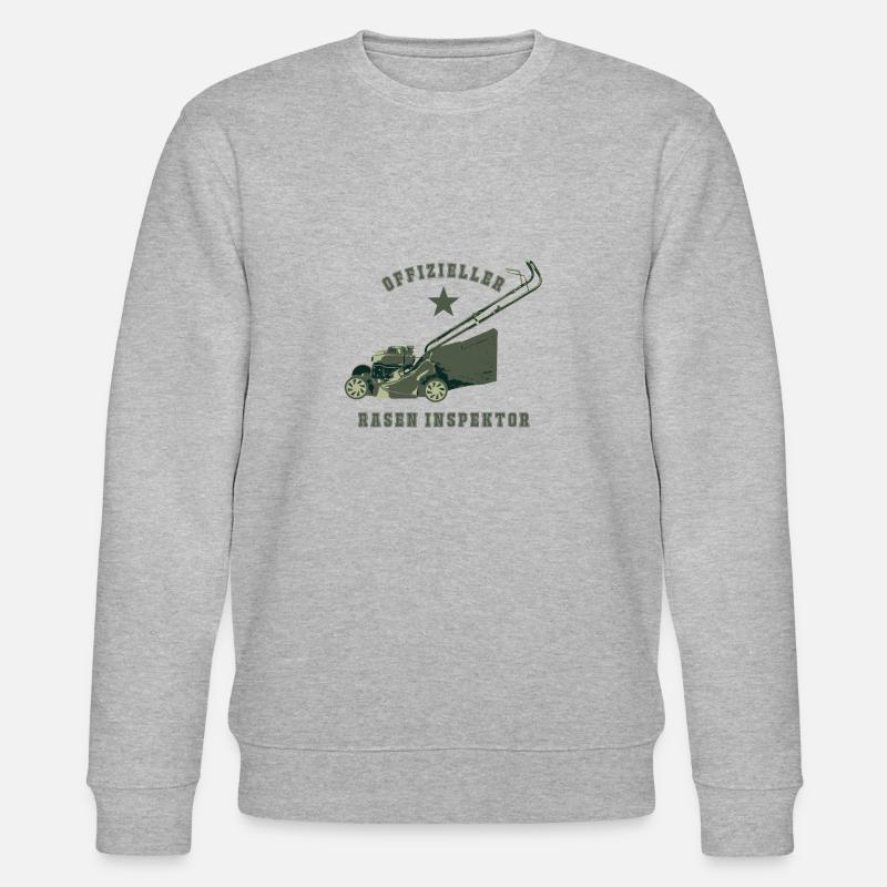 Garten Rasenmäher - Stanley/Stella Unisex Bio-Sweatshirt CHANGER  - Grau meliert