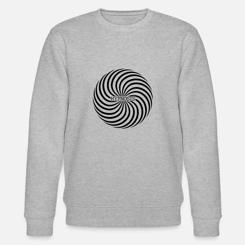 Hypnotize - Hypnosis - Optical Illusion - Self - Stanley/Stella Unisex Bio-Sweatshirt CHANGER  - Grau meliert
