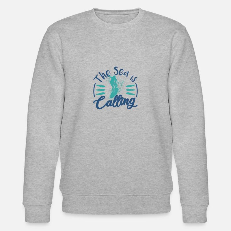 Surfer - Stanley/Stella Unisex Bio-Sweatshirt CHANGER  - Grau meliert
