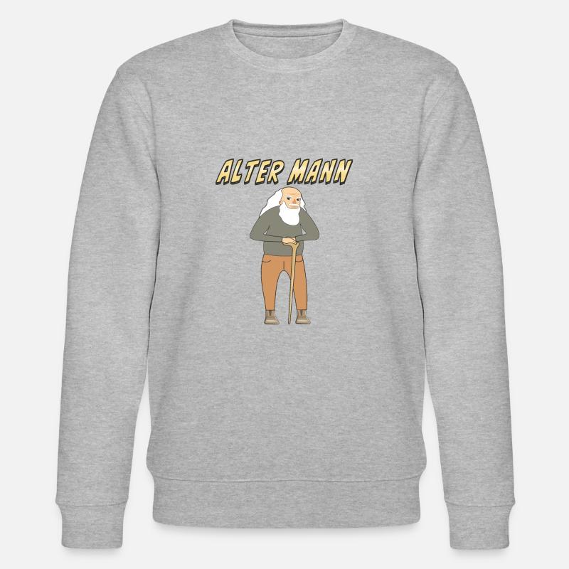 ALTER MANN - Stanley/Stella Unisex Bio-Sweatshirt CHANGER  - Grau meliert