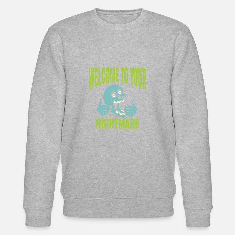 Halloween, c’est ton cauchemar - Sweat bio CHANGER Stanley/Stella Unisexe - gris chiné