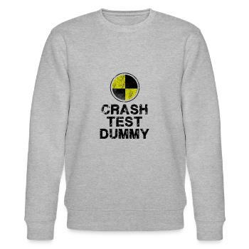 Crash Test - Dummy - Stanley/Stella CHANGER Unisex Organic Sweatshirt - heather grey - Front - Nik (191cm) & Marisol (170cm)