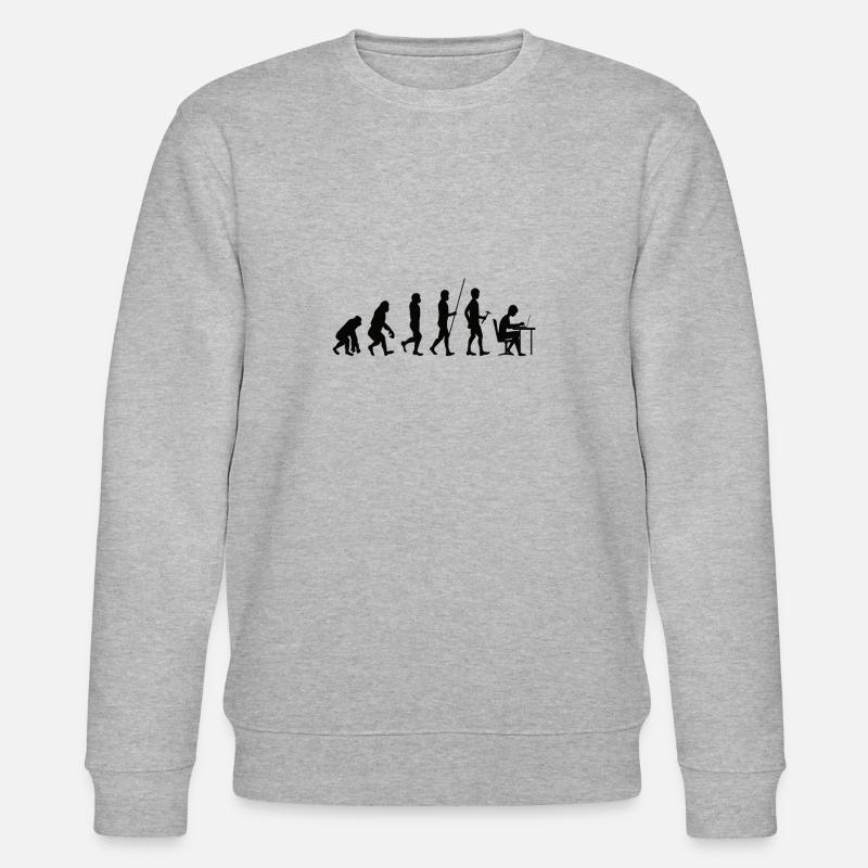 Home Office Evolution Büro - Stanley/Stella CHANGER Unisex Organic Sweatshirt - heather grey