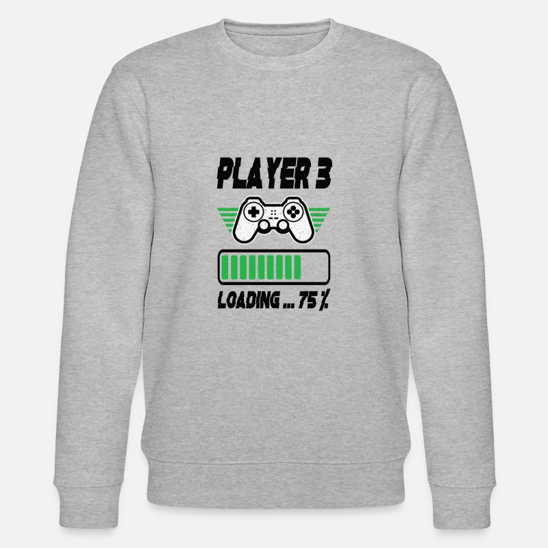 Player 3 Loading - Stanley/Stella CHANGER Unisex Organic Sweatshirt - heather grey