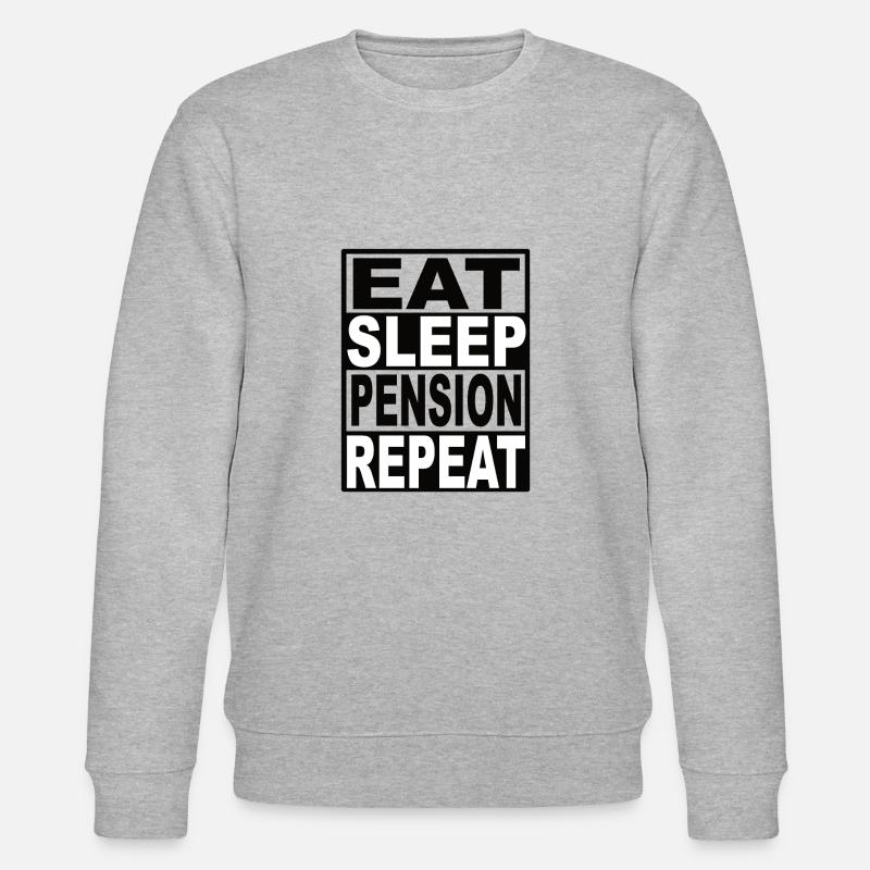 Manger Sleep Pension Répéter - Sweat bio CHANGER Stanley/Stella Unisexe - gris chiné