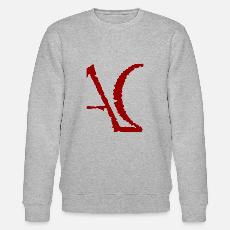 Alpha-Omega - Stanley/Stella Unisex Bio-Sweatshirt CHANGER  - Grau meliert