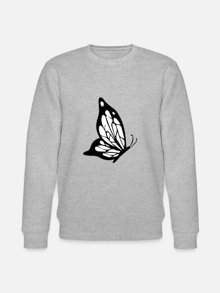 schmetterling - Stanley/Stella Unisex Bio-Sweatshirt CHANGER  - Grau meliert