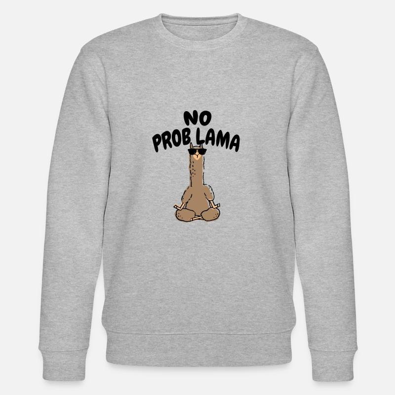 No Problama - Stanley/Stella Unisex Bio-Sweatshirt CHANGER  - Grau meliert
