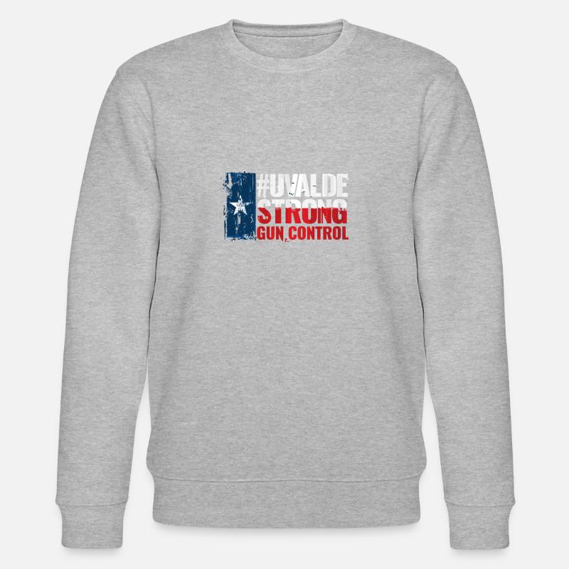 Uvalde Strong Gun Controll - Sweat bio CHANGER Stanley/Stella Unisexe - gris chiné