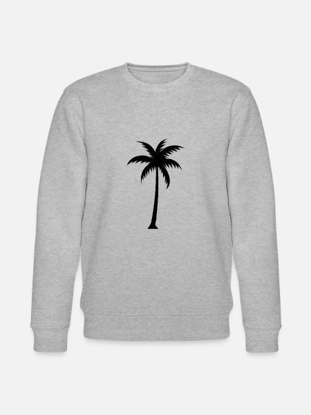 Palmen - Stanley/Stella Unisex Bio-Sweatshirt CHANGER - Grau meliert