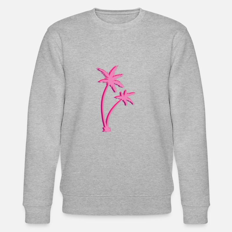 Palmen - Stanley/Stella Unisex Bio-Sweatshirt CHANGER  - Grau meliert