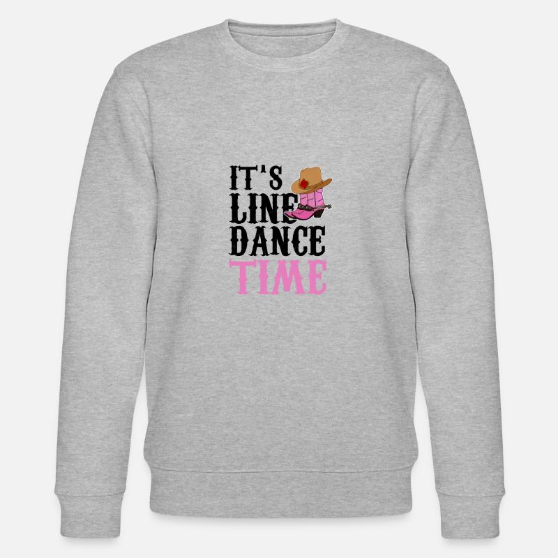 C’est line dance Time Line Dancing Country Music - Sweat bio CHANGER Stanley/Stella Unisexe - gris chiné