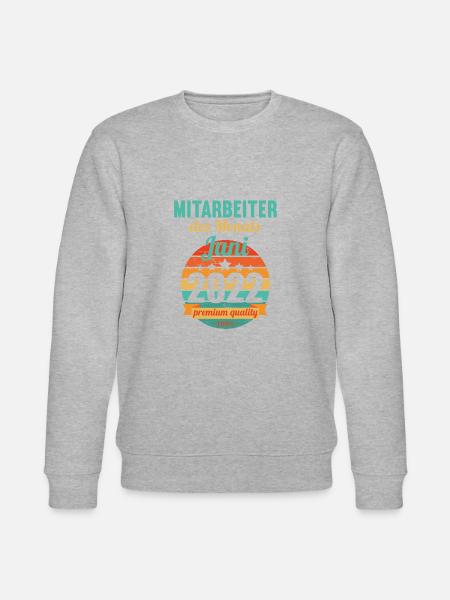 Mitarbeiter des Monats Juni 2022 - Stanley/Stella Unisex Bio-Sweatshirt CHANGER - Grau meliert