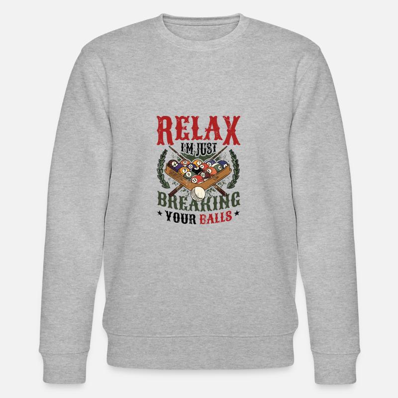 Joueurs de billard - Sweat bio CHANGER Stanley/Stella Unisexe - gris chiné