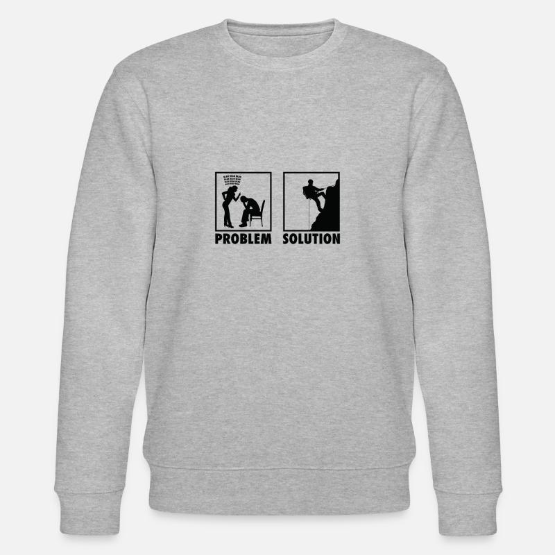 Déclaration de l’alpiniste - Sweat bio CHANGER Stanley/Stella Unisexe - gris chiné