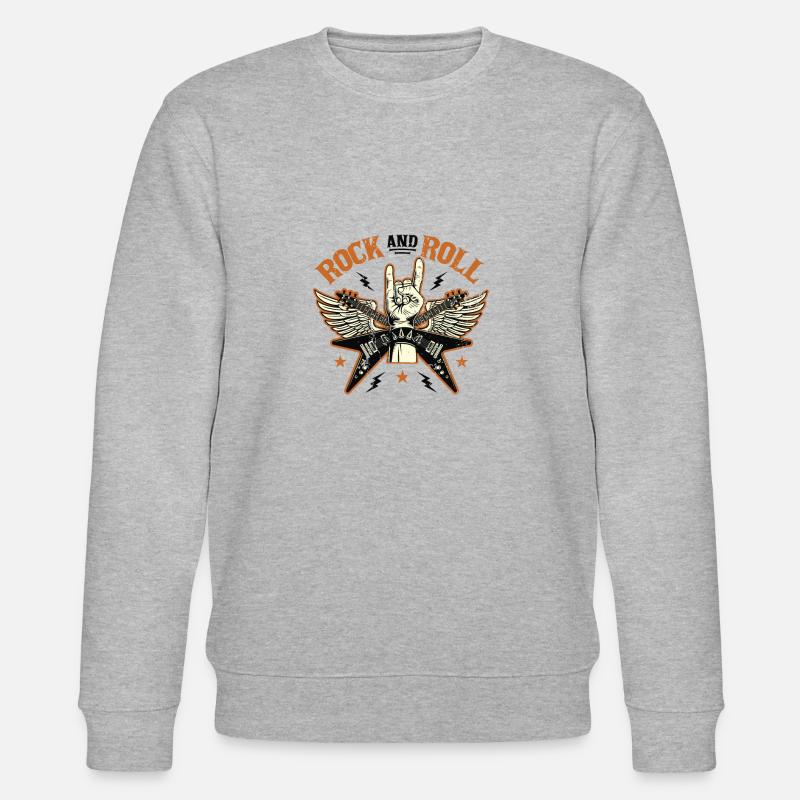 Rock’n’Roll - Sweat bio CHANGER Stanley/Stella Unisexe - gris chiné