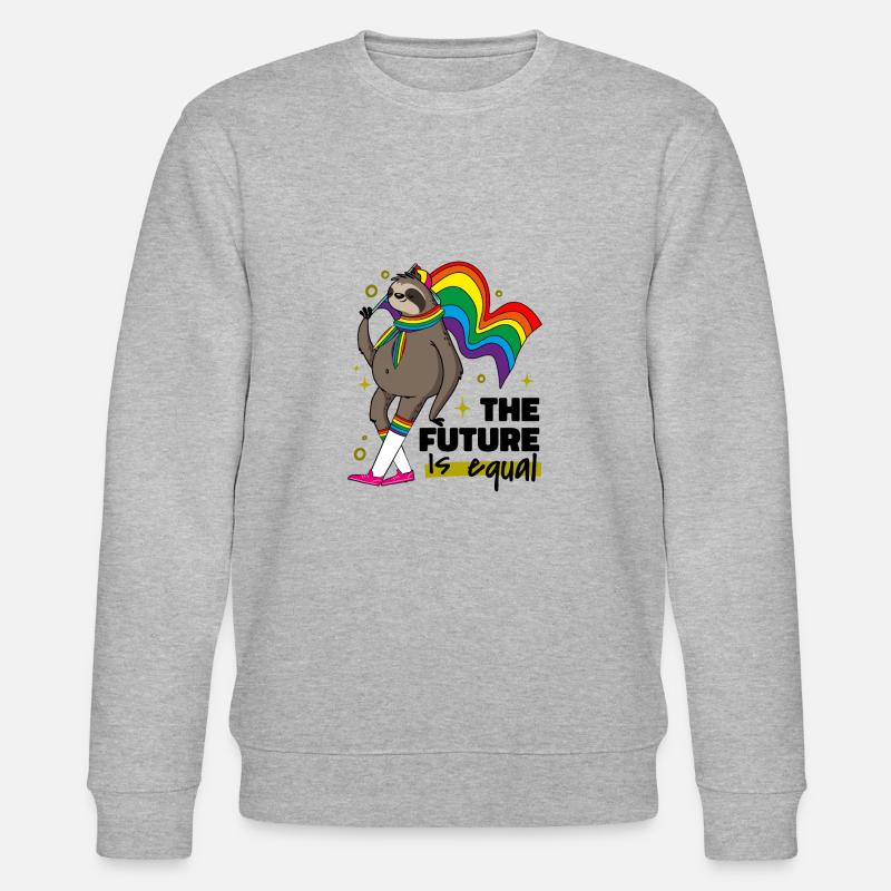 The Future is equal - Stanley/Stella Unisex Bio-Sweatshirt CHANGER  - Grau meliert