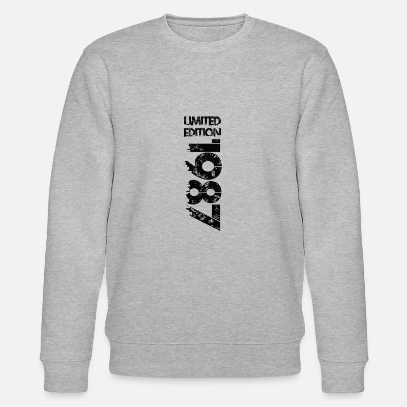 Limited Edition 1987 - Stanley/Stella Unisex Bio-Sweatshirt CHANGER  - Grau meliert