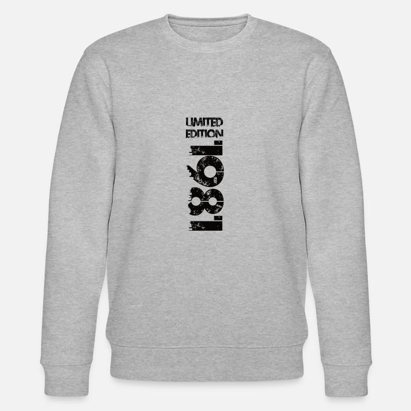 Édition limitée 1981 - Sweat bio CHANGER Stanley/Stella Unisexe - gris chiné