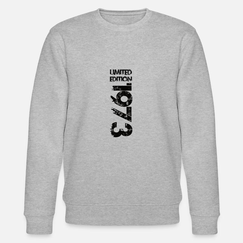 Limited Edition 1973 - Stanley/Stella Unisex Bio-Sweatshirt CHANGER  - Grau meliert