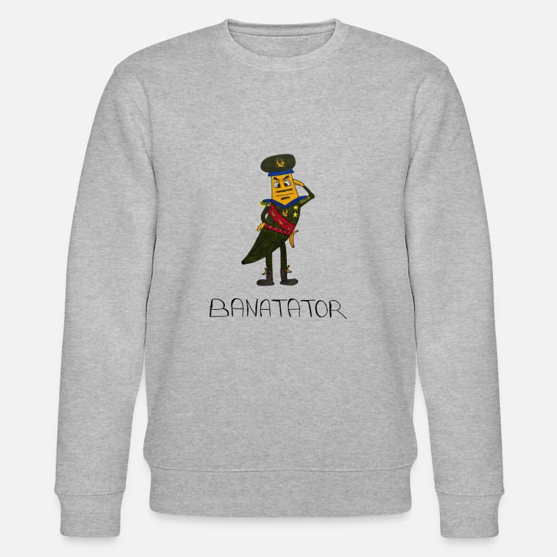 Banatator - Stanley/Stella Unisex Bio-Sweatshirt CHANGER  - Grau meliert