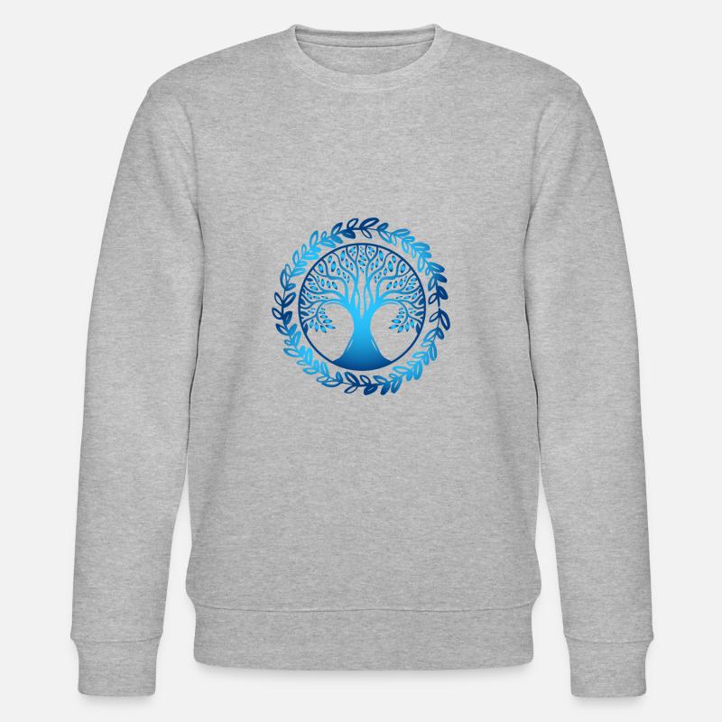 Baum - Stanley/Stella Unisex Bio-Sweatshirt CHANGER  - Grau meliert