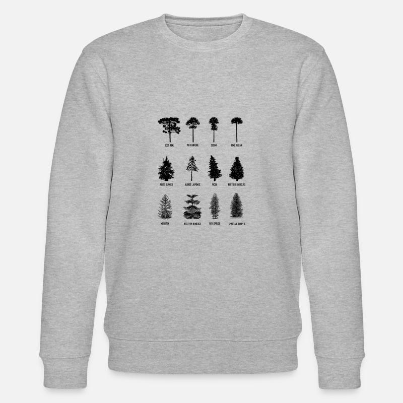 Baum - Stanley/Stella Unisex Bio-Sweatshirt CHANGER  - Grau meliert