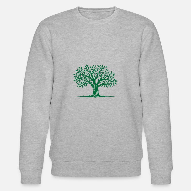 Baum - Stanley/Stella Unisex Bio-Sweatshirt CHANGER  - Grau meliert