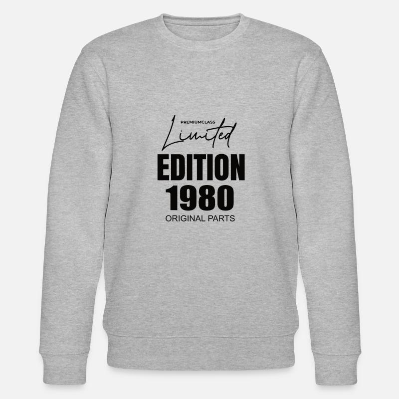 Édition limitée 1980 - Sweat bio CHANGER Stanley/Stella Unisexe - gris chiné