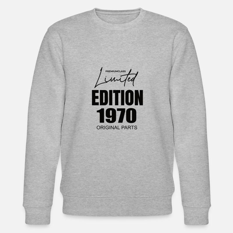 Édition limitée 1970 - Sweat bio CHANGER Stanley/Stella Unisexe - gris chiné