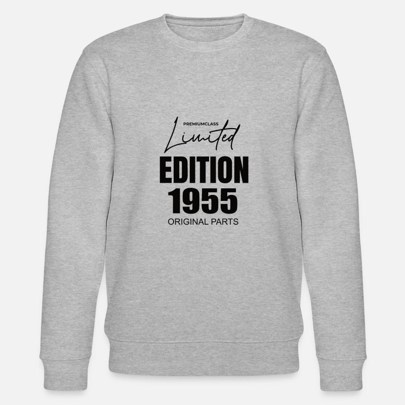 Limited Edition 1955 - Stanley/Stella Unisex Bio-Sweatshirt CHANGER  - Grau meliert