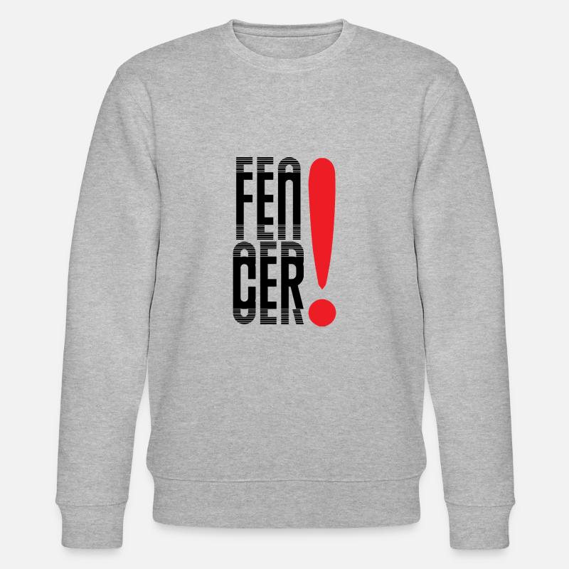 Fechten - Stanley/Stella Unisex Bio-Sweatshirt CHANGER  - Grau meliert