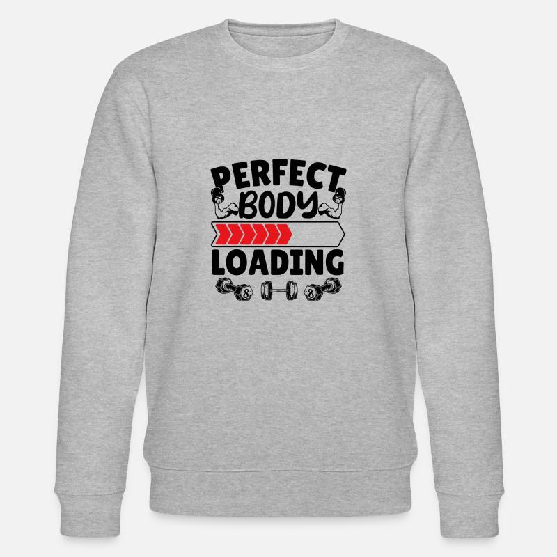 Perfect Body Loading - Stanley/Stella Unisex Bio-Sweatshirt CHANGER  - Grau meliert