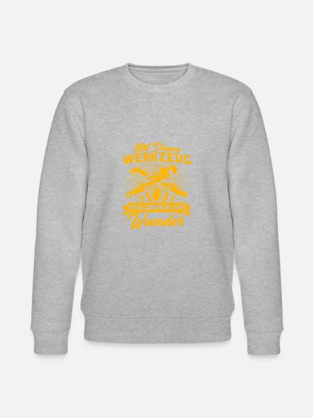 Sanitär Klempner Anlagenmechaniker Geschenk - Stanley/Stella Unisex Bio-Sweatshirt CHANGER - Grau meliert