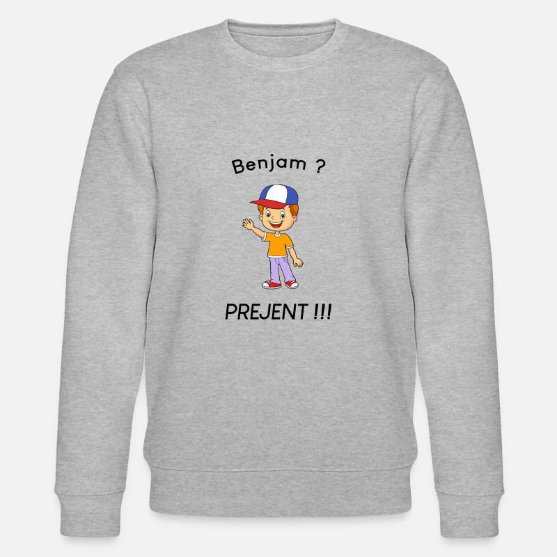 Benjam - Prank - Sweat bio CHANGER Stanley/Stella Unisexe - gris chiné