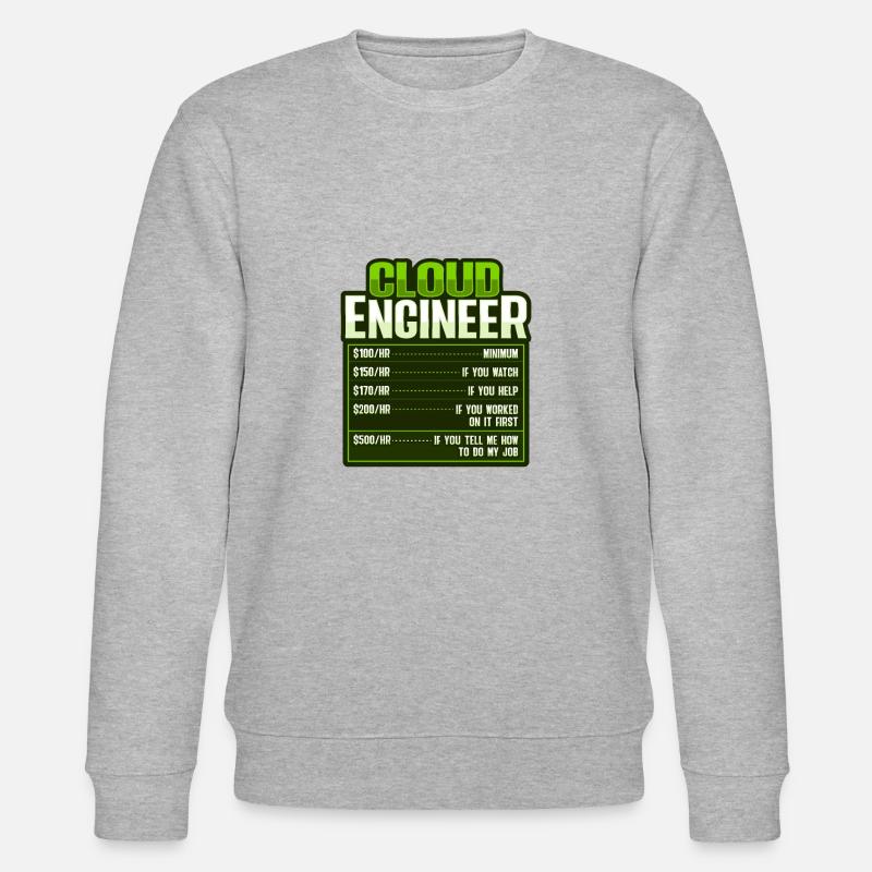 Administrateur Cloud Devops - Sweat bio CHANGER Stanley/Stella Unisexe - gris chiné