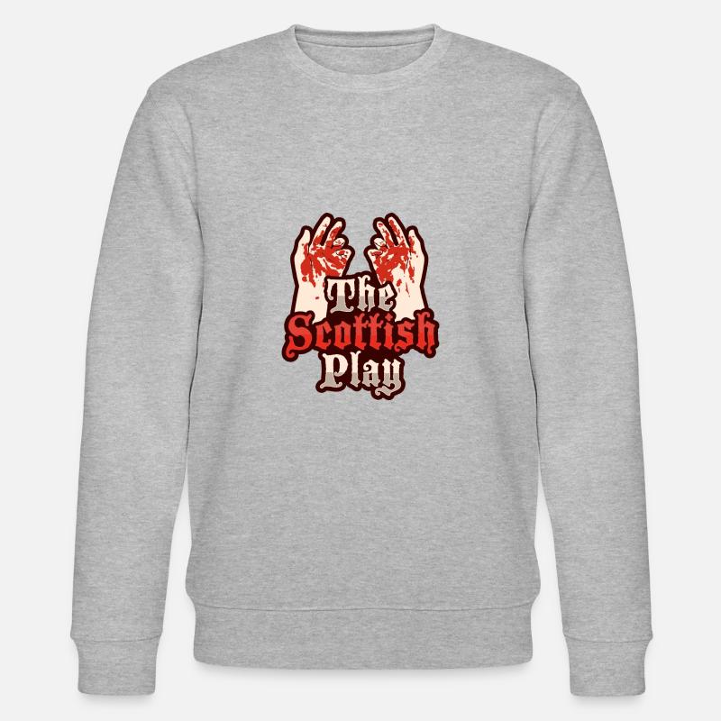 Macbeth Das schottische Stück Design - Stanley/Stella Unisex Bio-Sweatshirt CHANGER  - Grau meliert