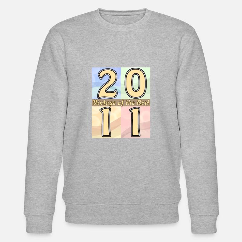 ANNÉE D’ANNIVERSAIRE 2011 - Sweat bio CHANGER Stanley/Stella Unisexe - gris chiné